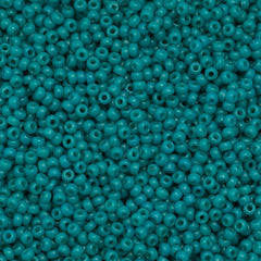 50g Miyuki Round Seed Bead 11/0 Duracoat Dyed Opaque Azure (4483)