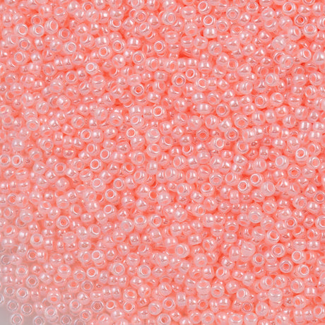 Miyuki Round Seed Bead 11/0 Pale Pink Ceylon (517)