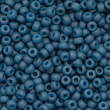 Miyuki Round Seed Bead 11/0 Opaque Matte Denim (2074)