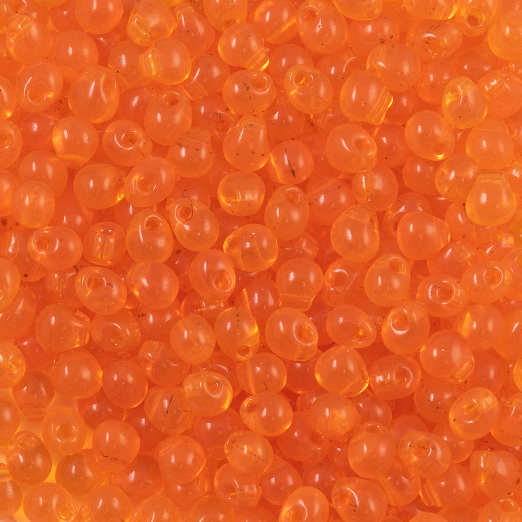 Miyuki Drop Fringe Seed Bead Transparent Orange (138)