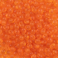 Miyuki Drop Fringe Seed Bead Transparent Orange 24g Tube (138)