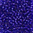 Miyuki Round Seed Bead 6/0 Dyed Silver Lined Royal Purple (1446)