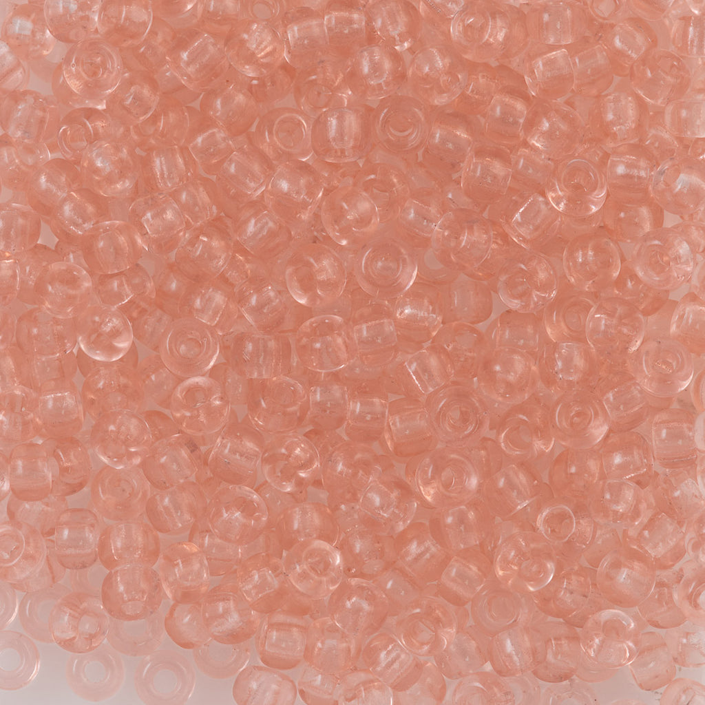 Miyuki Round Seed Bead 6/0 Transparent Pale Pink (155)