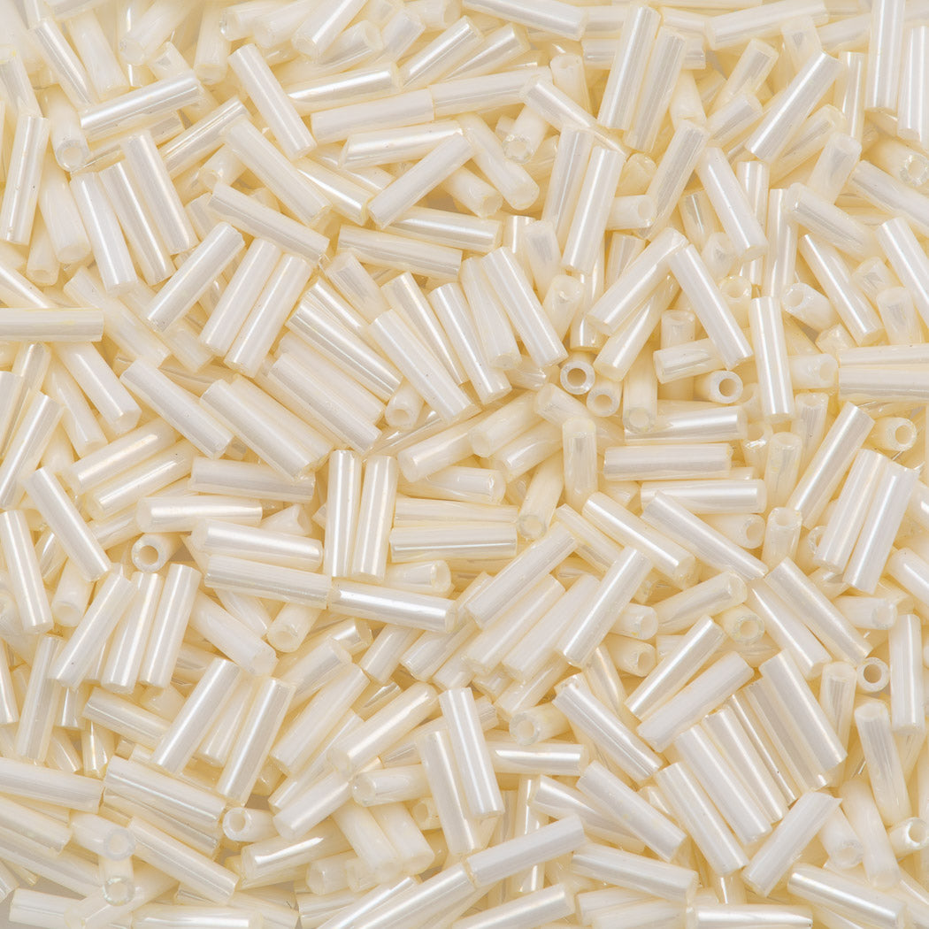 Miyuki 6mm Bugle Bead Cream Ceylon (594)