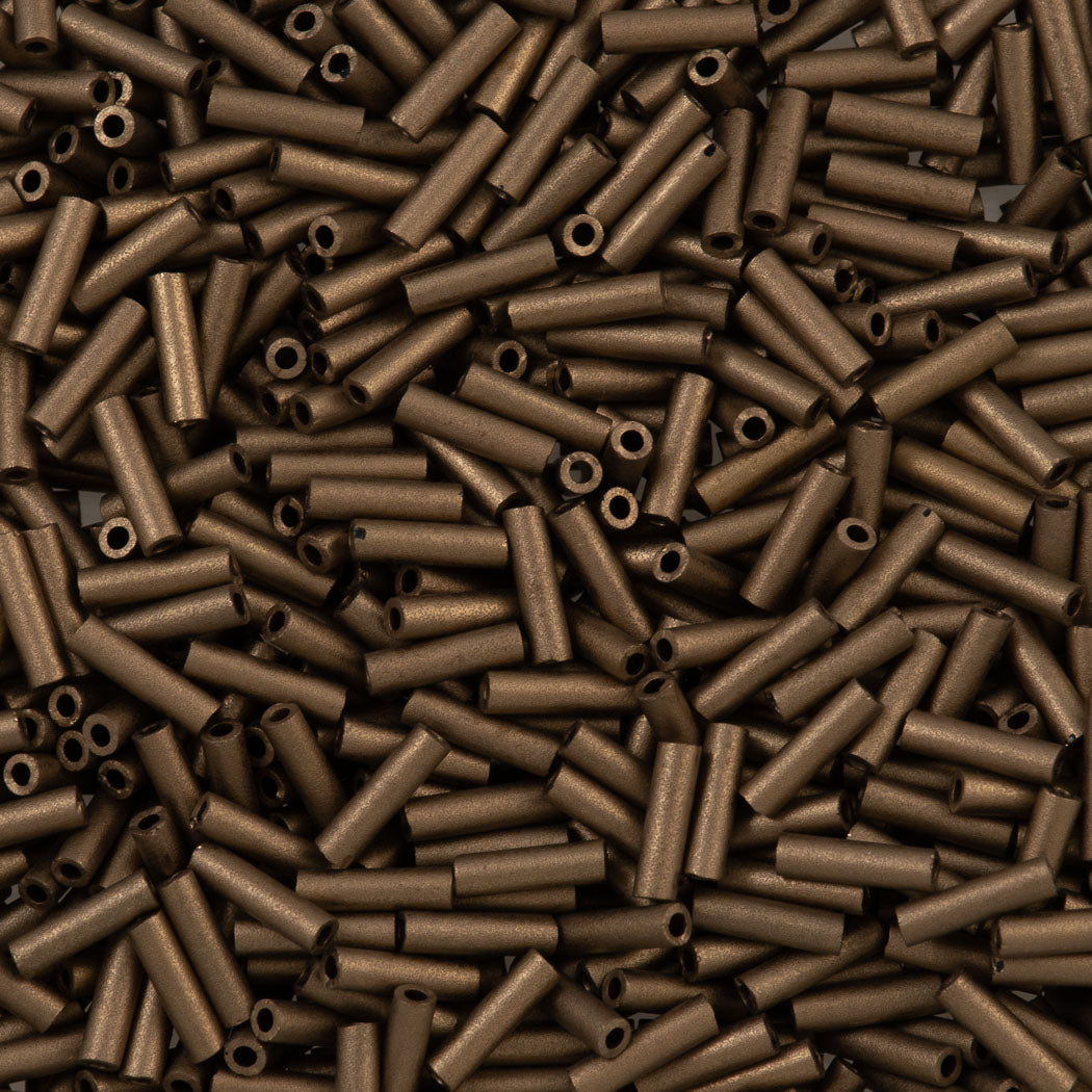 Miyuki 6mm Bugle Bead Matte Metallic Bronze (2006)