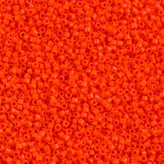 Miyuki Delica Seed Bead 10/0 Opaque Orange 6.5g Tube DBM722