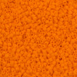 Miyuki Delica Seed Bead 15/0 Matte Mandarin Orange 5g DBS1583