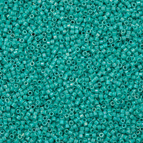 Miyuki Delica Seed Bead 11/0 Opaque Turquoise AB 7g Tube DB166