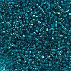 Miyuki Delica Seed Bead 11/0 Inside Dyed Color Azure Blue 2-inch Tube DB1764
