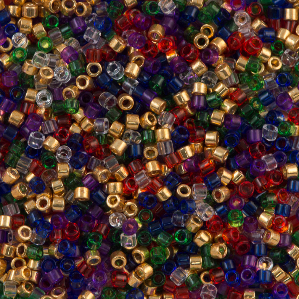 Miyuki Delica Seed Bead 11/0 Mix Precious Gems 2-inch Tube (9031)