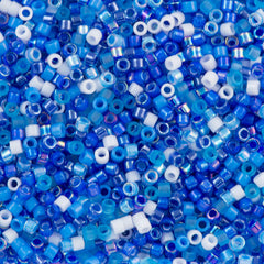 Miyuki Delica Seed Bead 11/0 Mix In The Navy 7g Tube (9098)