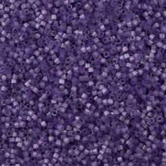 Miyuki Delica Seed Bead 11/0 Dyed Lilac Silk Satin 2-inch Tube DB1809