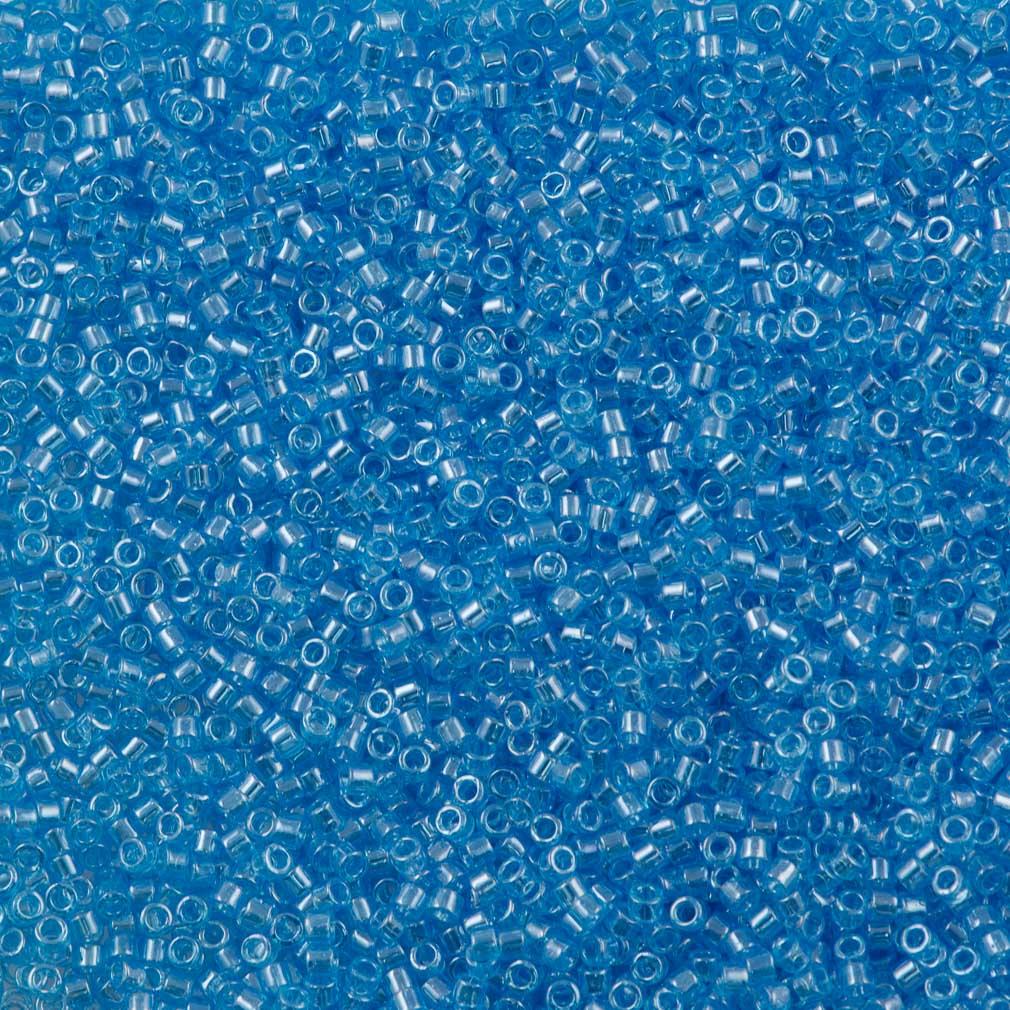 Miyuki Delica Seed Bead 11/0 Transparent Sky Blue Luster 7g Tube DB1890