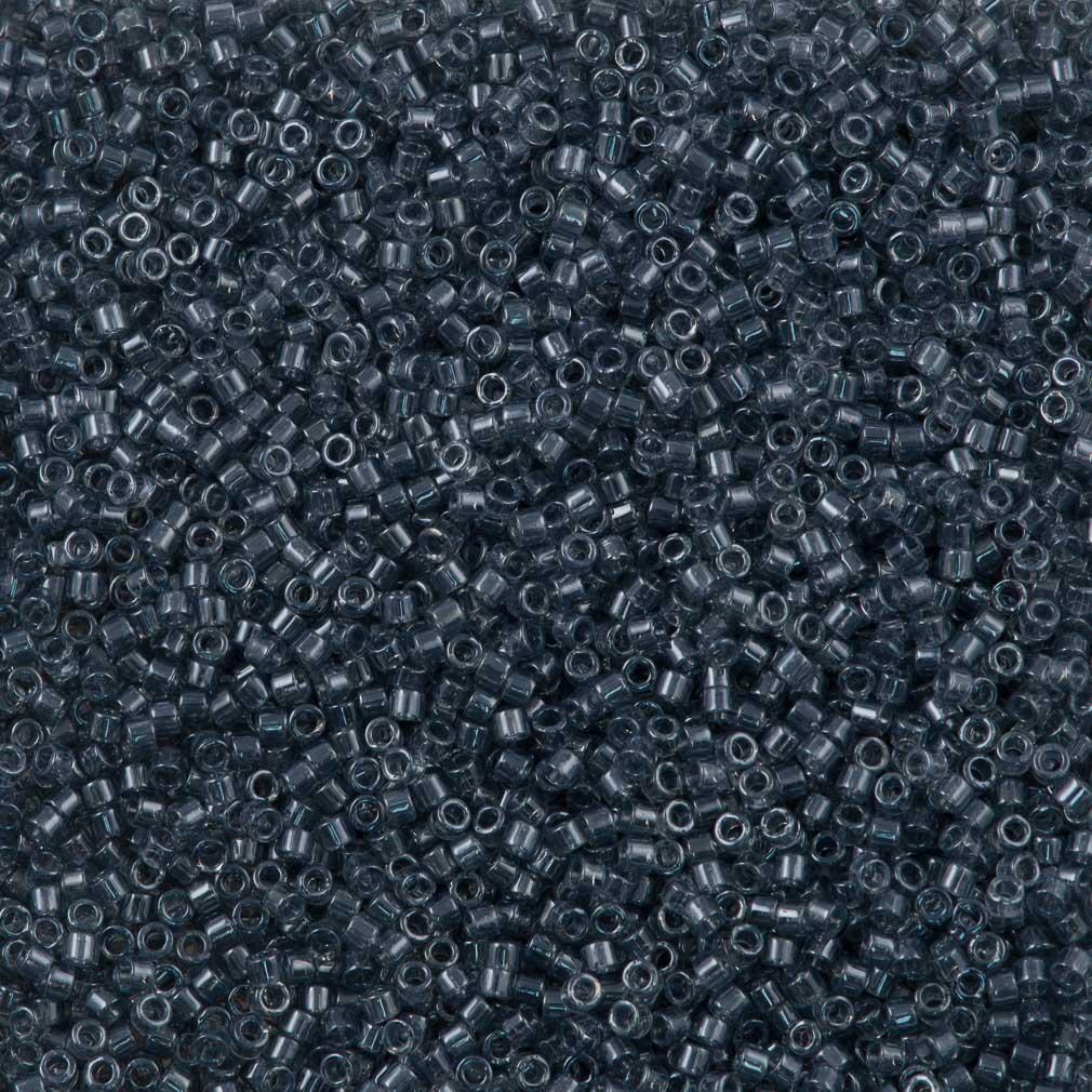 25g Miyuki Delica Seed Bead 11/0 Transparent Gray Luster DB1897