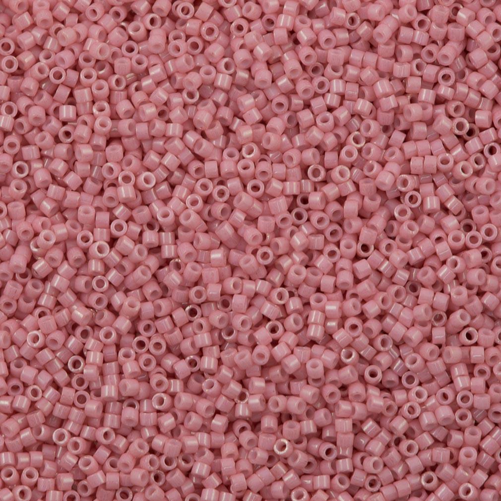 25g Miyuki Delica Seed Bead 11/0 Opaque Rosewater DB1906