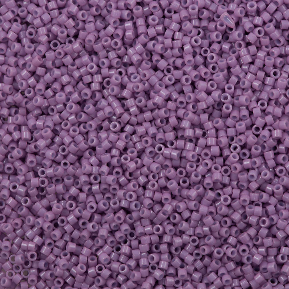 25g Miyuki Delica Seed Bead 11/0 Duracoat Dyed Opaque Crocus DB2136
