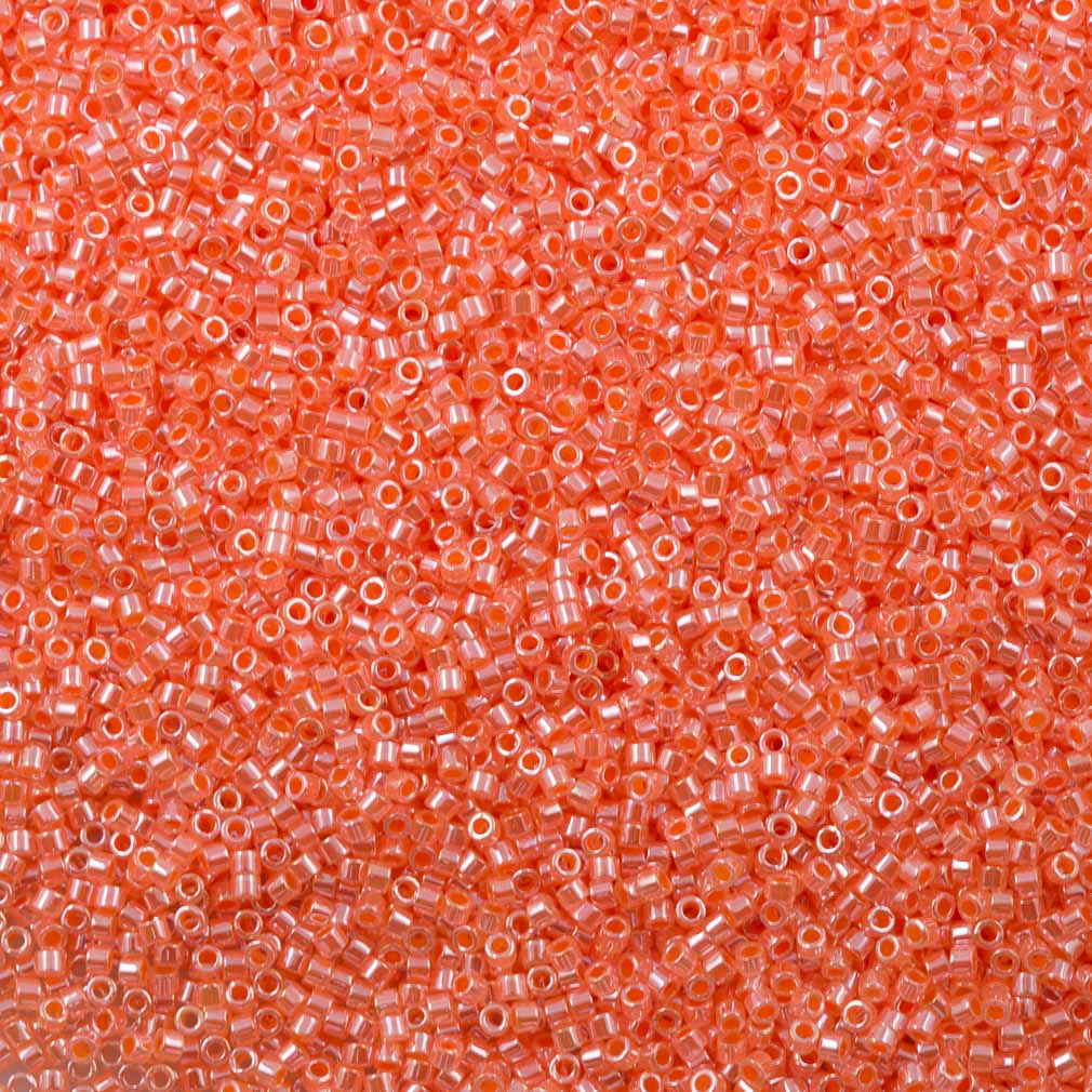 25g Miyuki Delica Seed Bead 11/0 Ceylon Coral DB235
