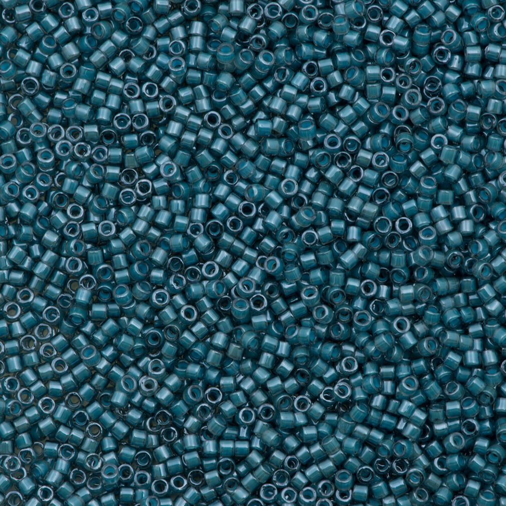 25g Miyuki Delica Seed Bead 11/0 Luminous Dusk Blue DB2054