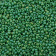 Miyuki Round Seed Bead 11/0 Opaque Jade Matte AB (411FR)