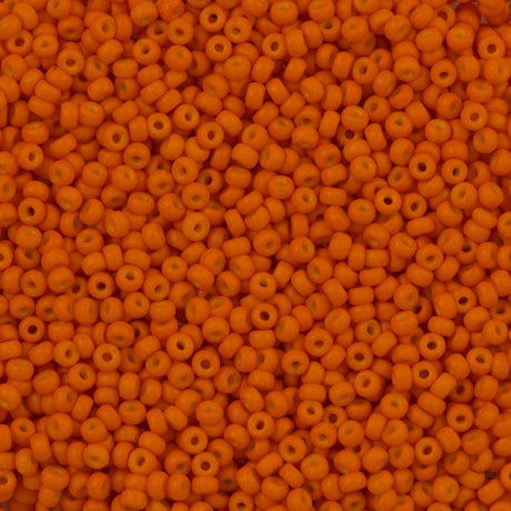 Miyuki Round Seed Bead 11/0 Opaque Matte Fall Orange (2042)
