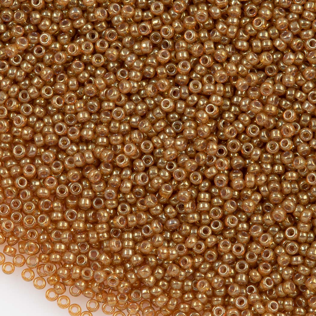 Miyuki Round Seed Bead 15/0 Spice Translucent 2-inch Tube (2372)