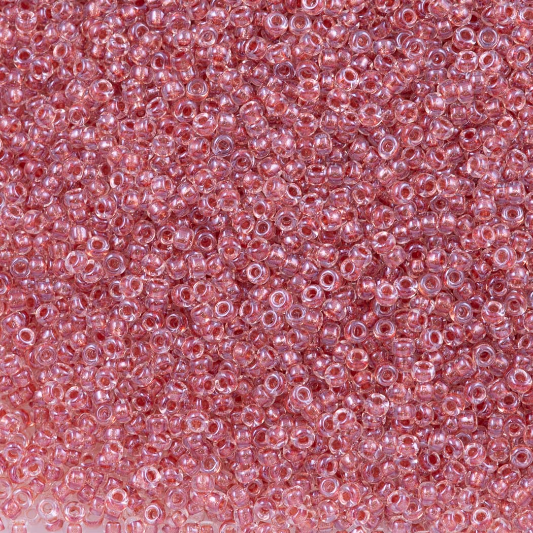 50g Miyuki Round Seed Bead 11/0 Inside Color Lined Dusty Rose (2601)