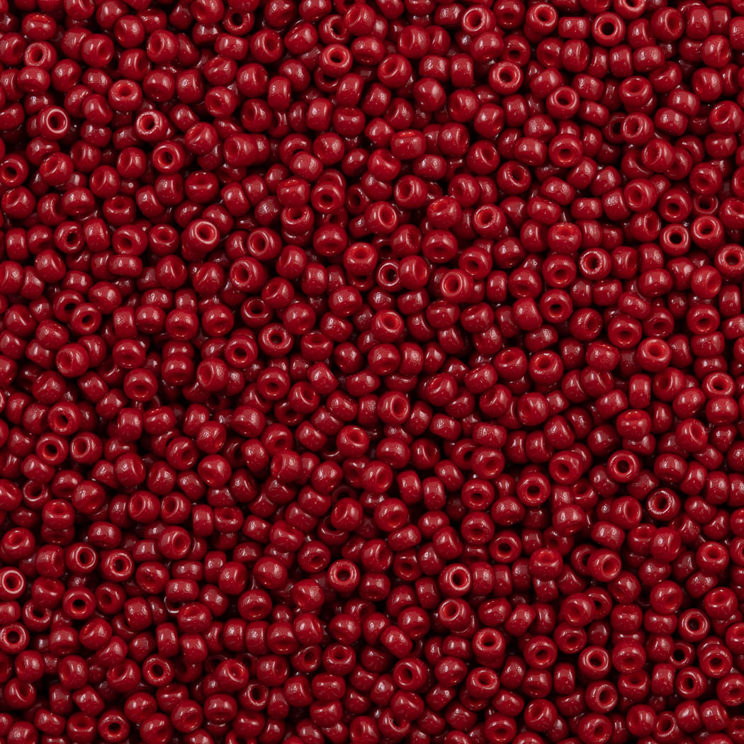 50g Miyuki Round Seed Bead 11/0 Duracoat Dyed Opaque Jujube (4469)