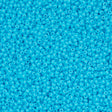50g Miyuki Round Seed Bead 11/0 Matte Opaque Turquoise Blue (413F)
