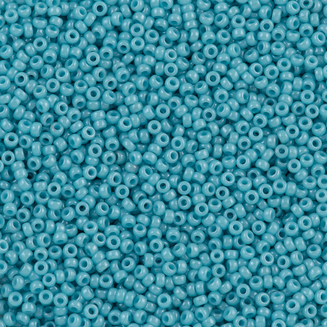 Miyuki Round Seed Bead 15/0 Opaque Turquoise Luster (2470)