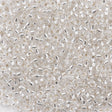 Miyuki Round Seed Bead 11/0 Silver Lined Crystal (1)