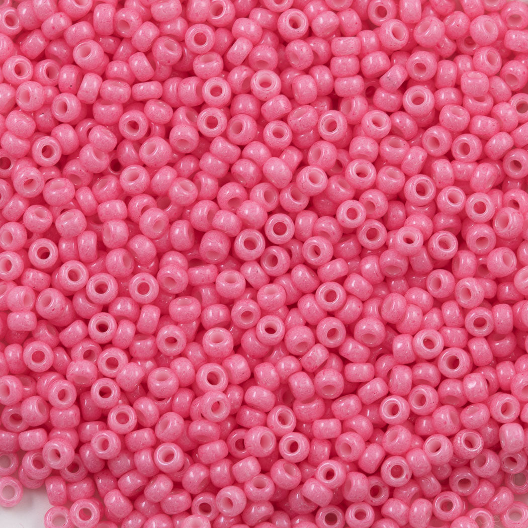 Miyuki Round Seed Bead 11/0 Opaque Dyed Pink (1385)