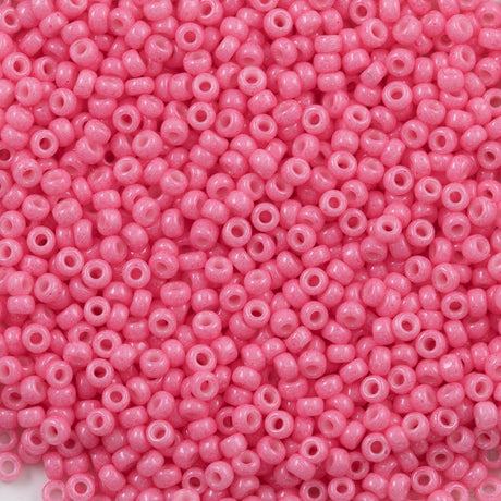 Miyuki Round Seed Bead 11/0 Opaque Dyed Pink (1385)