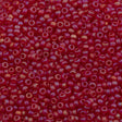 Miyuki Round Seed Bead 11/0 Matte Transparent Ruby AB (141FR)