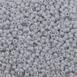 Miyuki Round Seed Bead 11/0 Opaque Matte Light Pale Grey (2026)