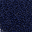 50g Miyuki Round Seed Bead 11/0 Duracoat Dyed Opaque Dark Navy Blue (4494)