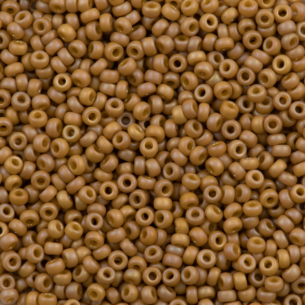 Miyuki Round Seed Bead 11/0 Pistachio Frosted Rainbow Opaque Glazed (4693)