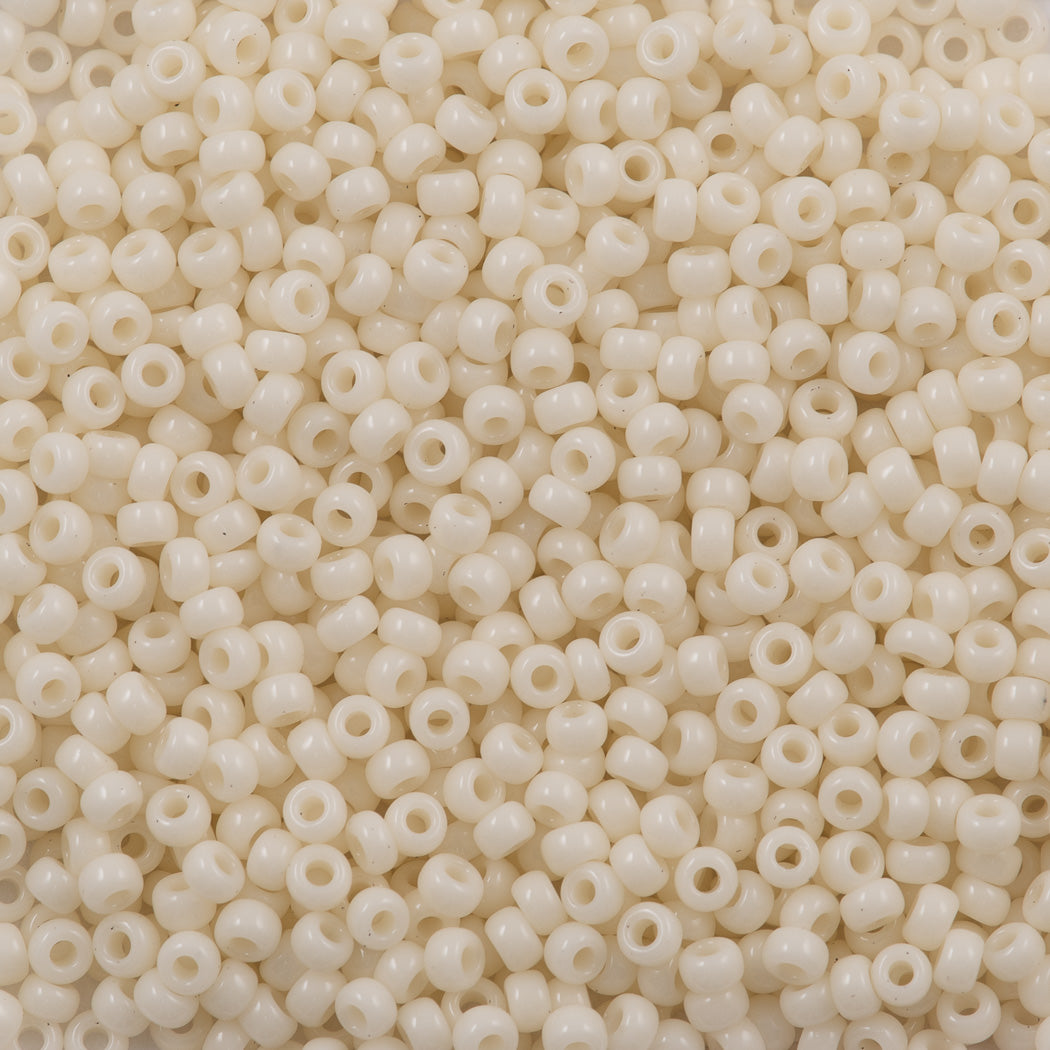 Miyuki Round Seed Bead 11/0 Ivory Pearl Ceylon (491)