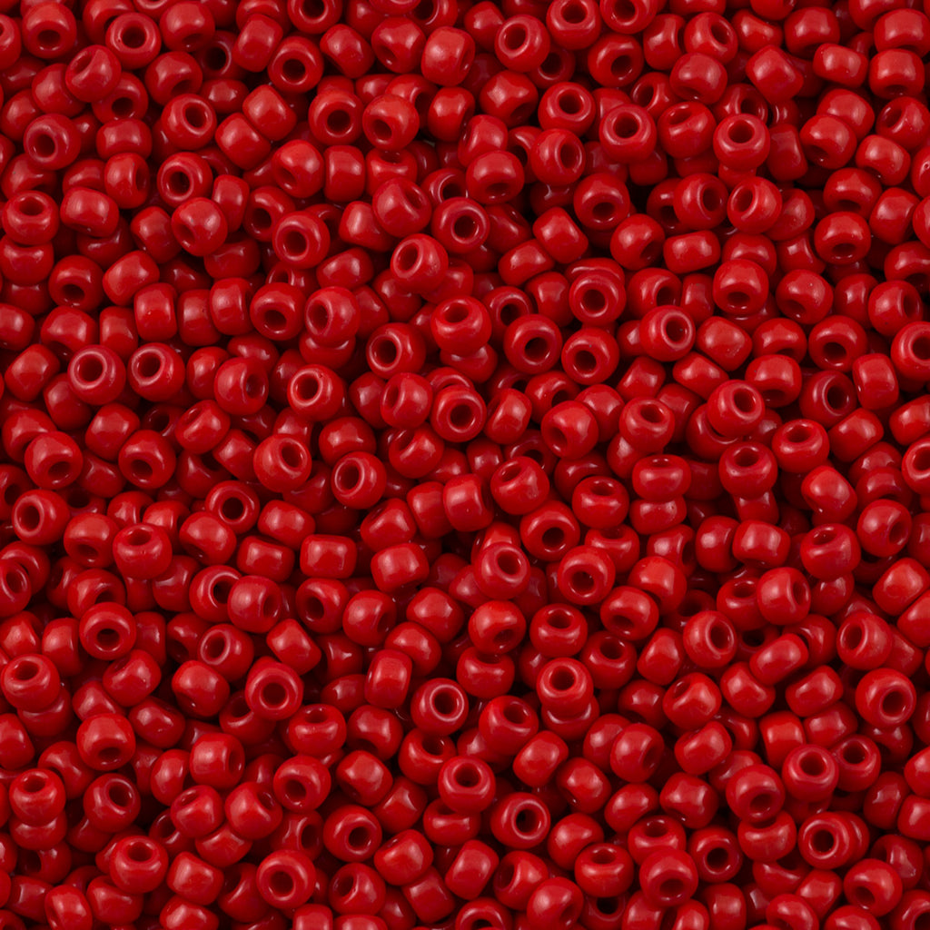 Miyuki Round Seed Bead 8/0 Opaque Dark Red (408)