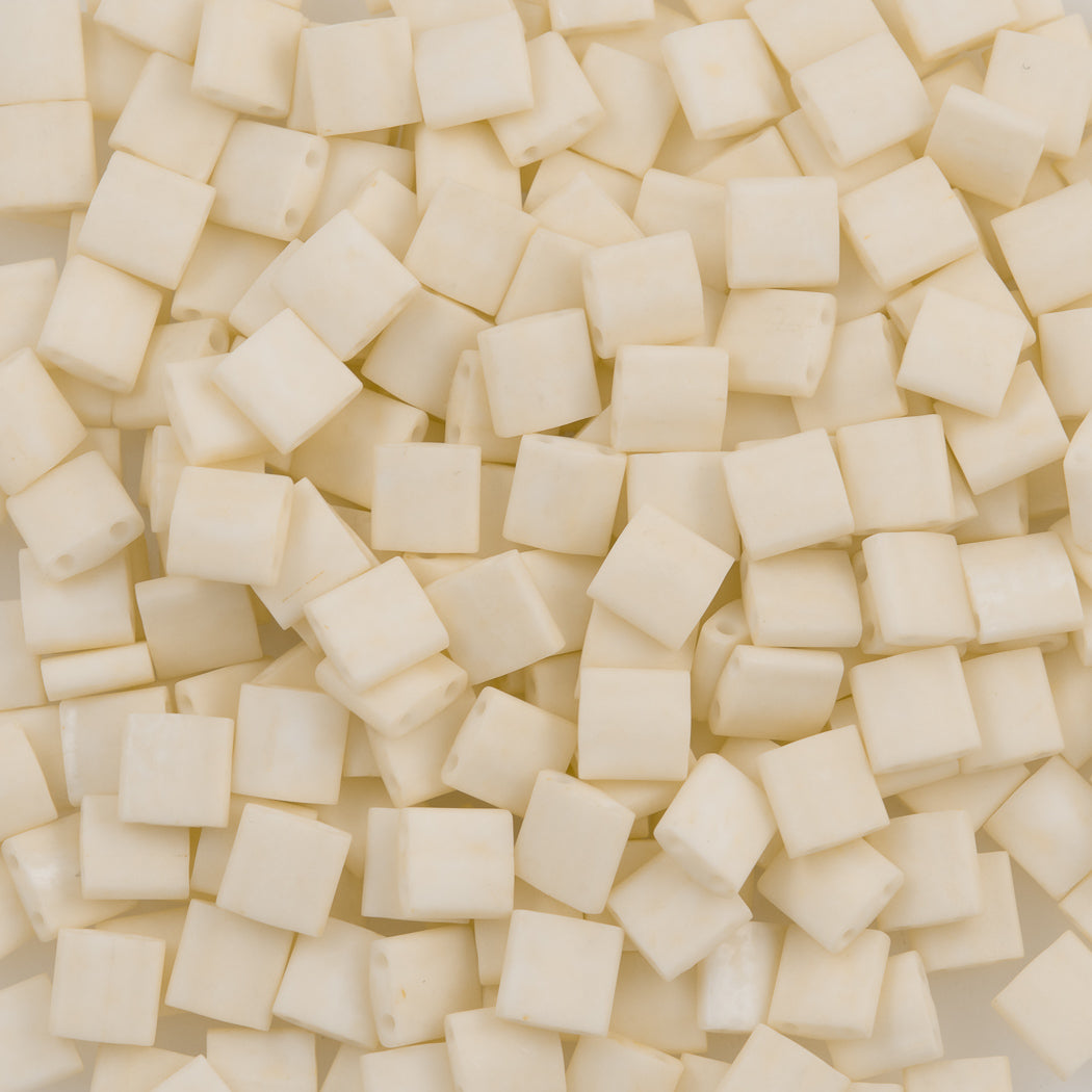 Miyuki Tila Seed Bead Opaque Matte Cream (2021)