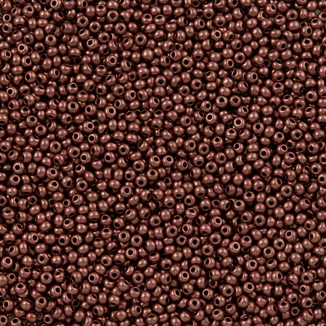 Czech Seed Bead 11/0 Metallic Bronze Copper (01780)