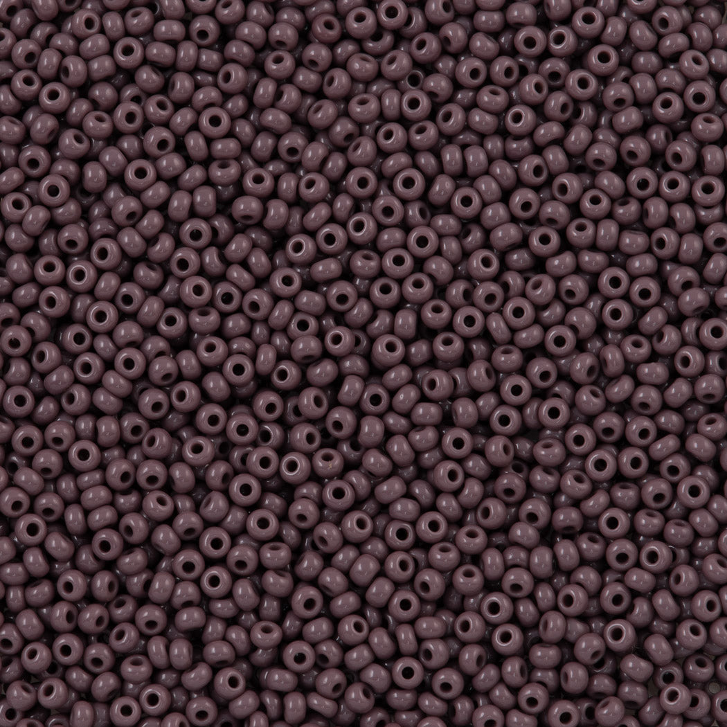 Czech Seed Bead 11/0 Opaque Dark Purple (23040)
