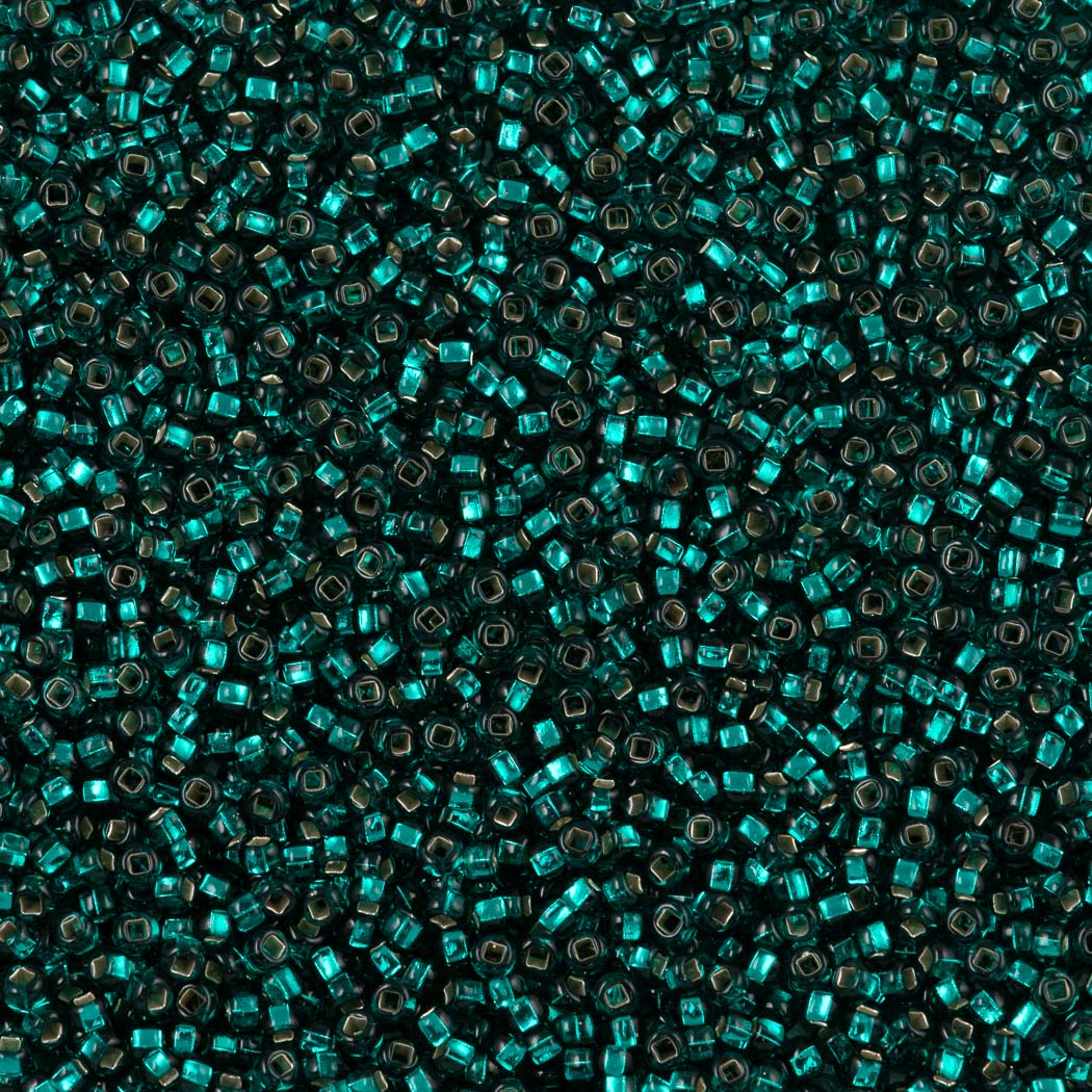 Czech Seed Bead 11/0 Blue Ceylon AB 2-inch Tube (57534)