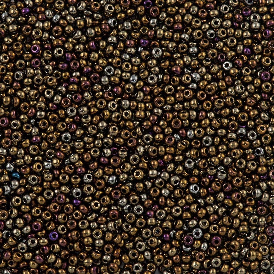 Czech Seed Bead 11/0 Dark Green Opaque Luster 2-inch Tube (58240)