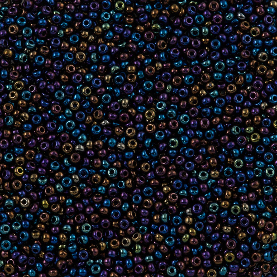 Preciosa Seed Bead 11/0 Jet Ab 22g Tube (59205)