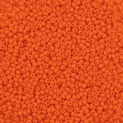 Czech Seed Bead 11/0 Opaque Orange 50g (93140)