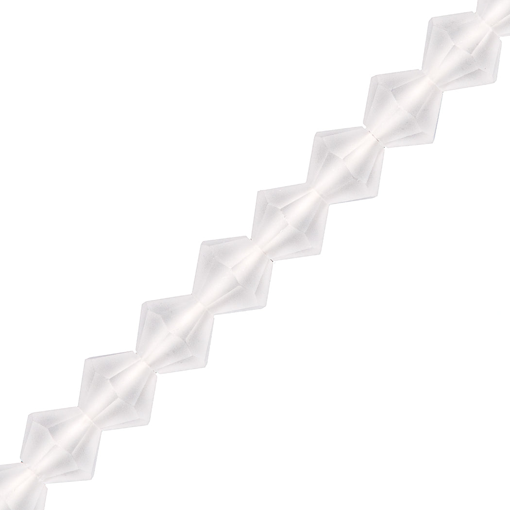 31 Preciosa Crystal Bicone Bead 4mm Crystal Matte (00030M)