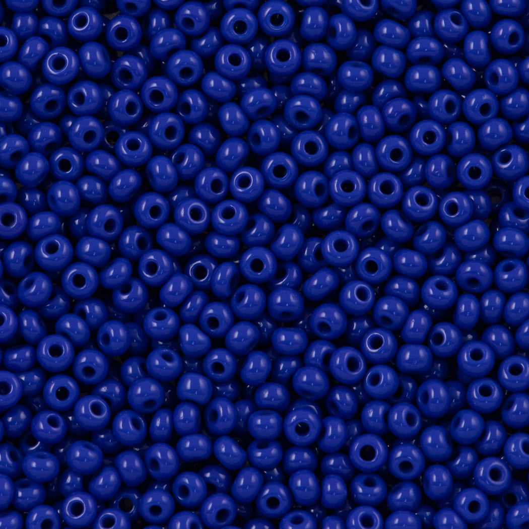 Czech Seed Bead 6/0 Opaque Blue (33050)