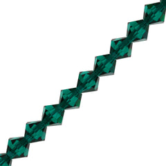 21 Preciosa Crystal Bicone Bead 6mm Emerald (50730)