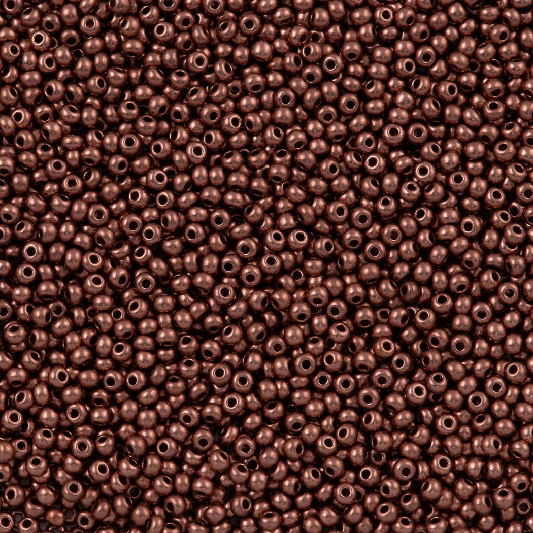 Czech Seed Bead 8/0 Bronze Copper 22g Tube (01780)