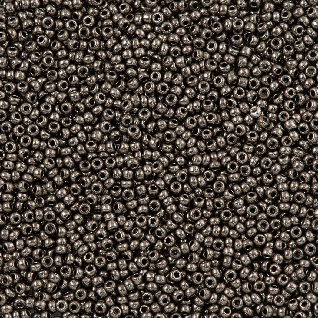 Czech Seed Bead 8/0 Metallic Chrome 22g Tube (18549)